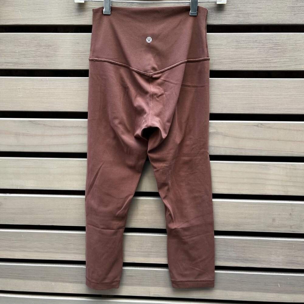 Lululemon Align High Rise Crop 21" In Java (Warm … - image 3